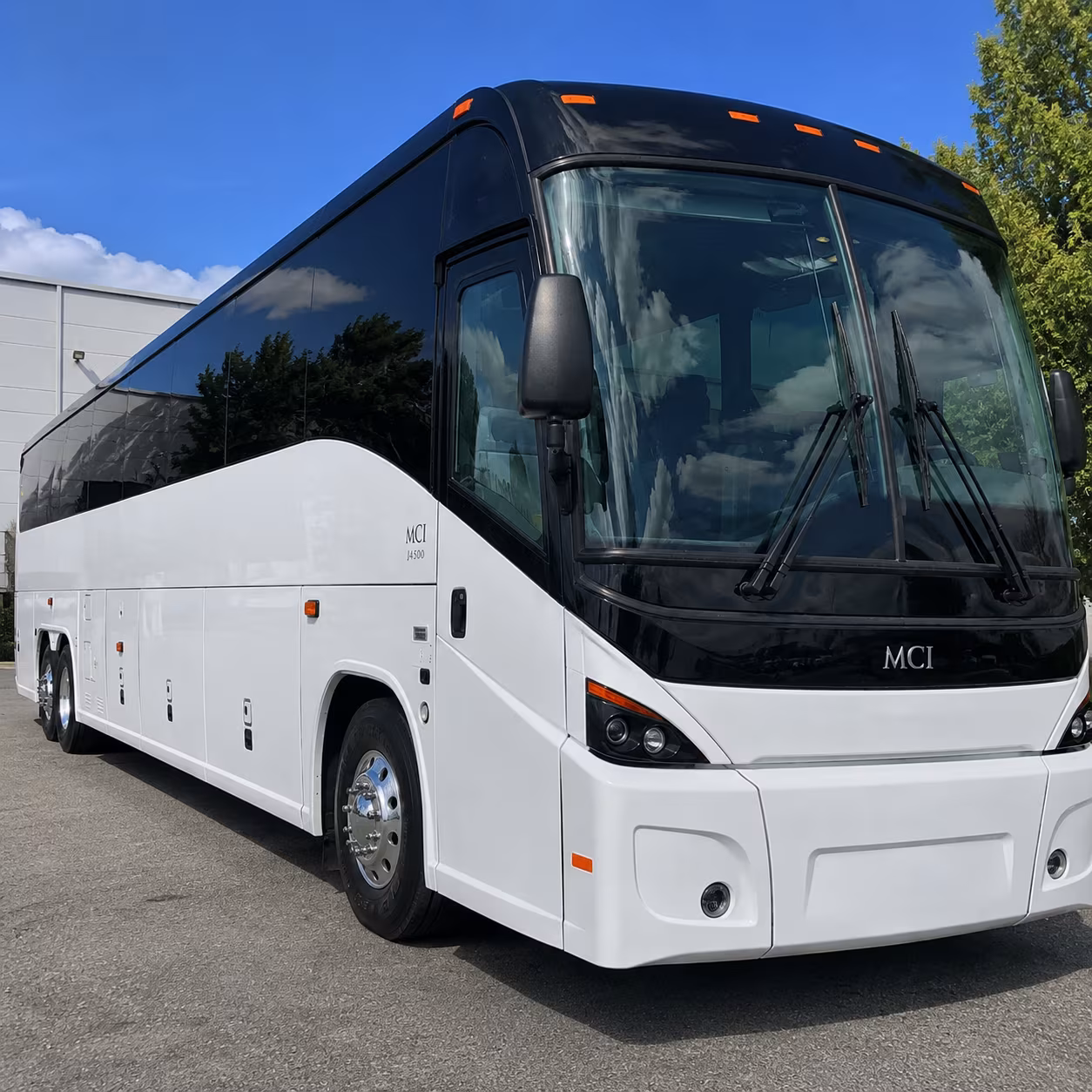56 passenger charter bus