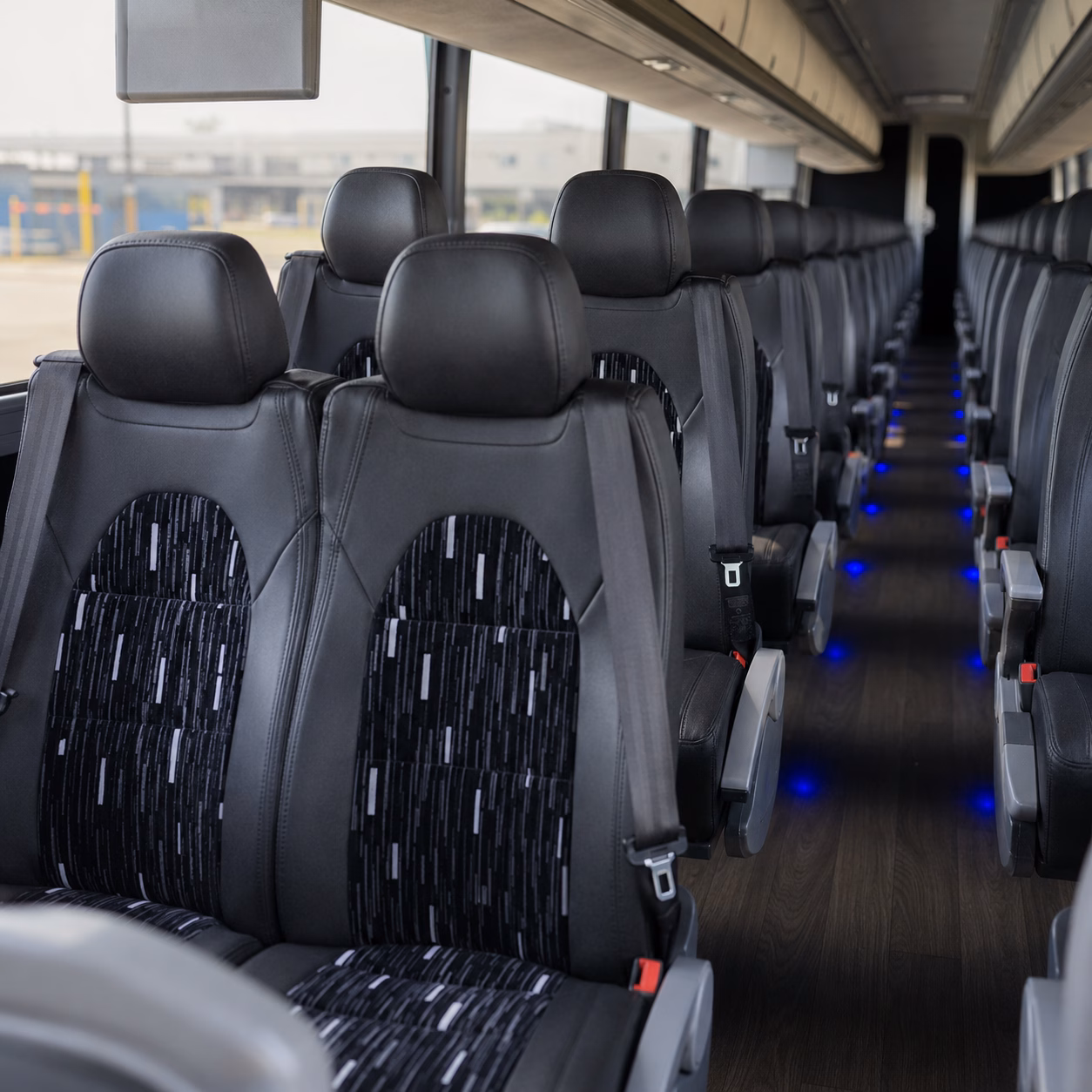 torrance charter bus interior