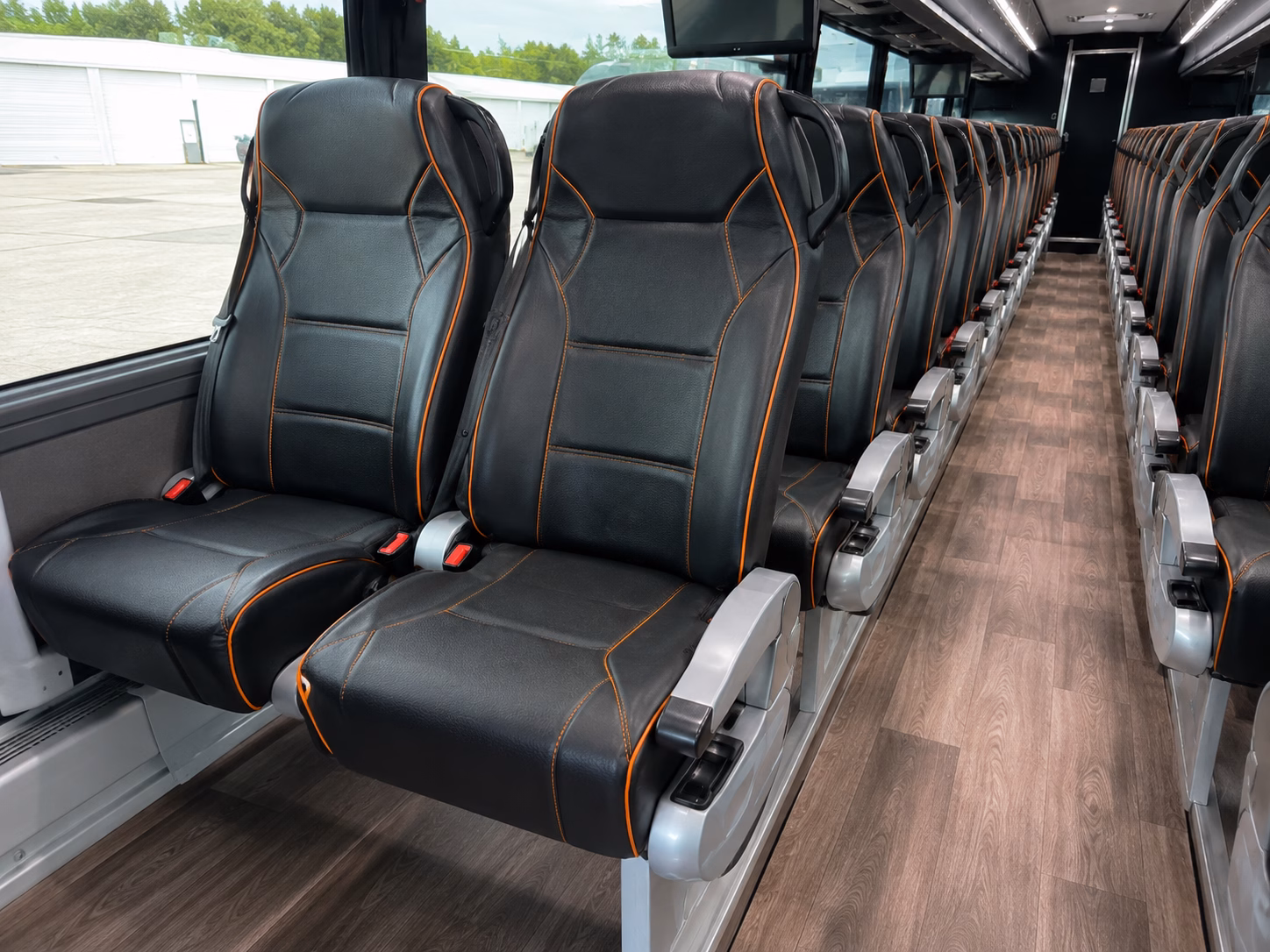 torrance charter bus rental inside